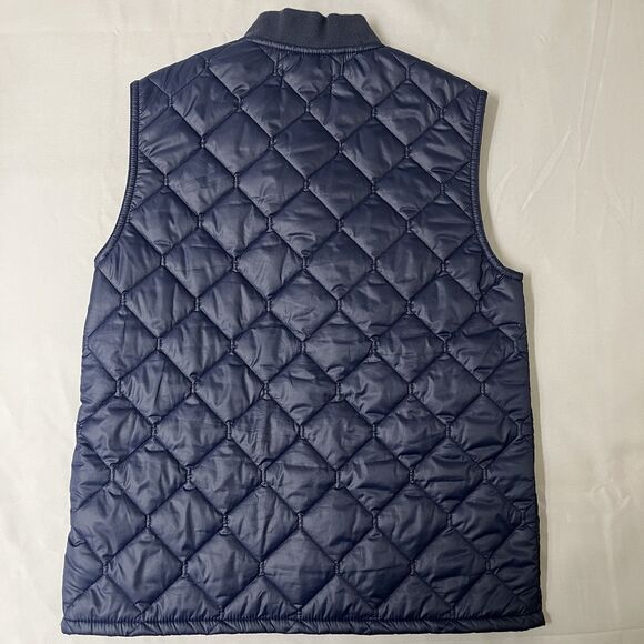 Ralph Lauren Puffer Snap Blue Boys Vest Size M(10-12) - Picture 2 of 8